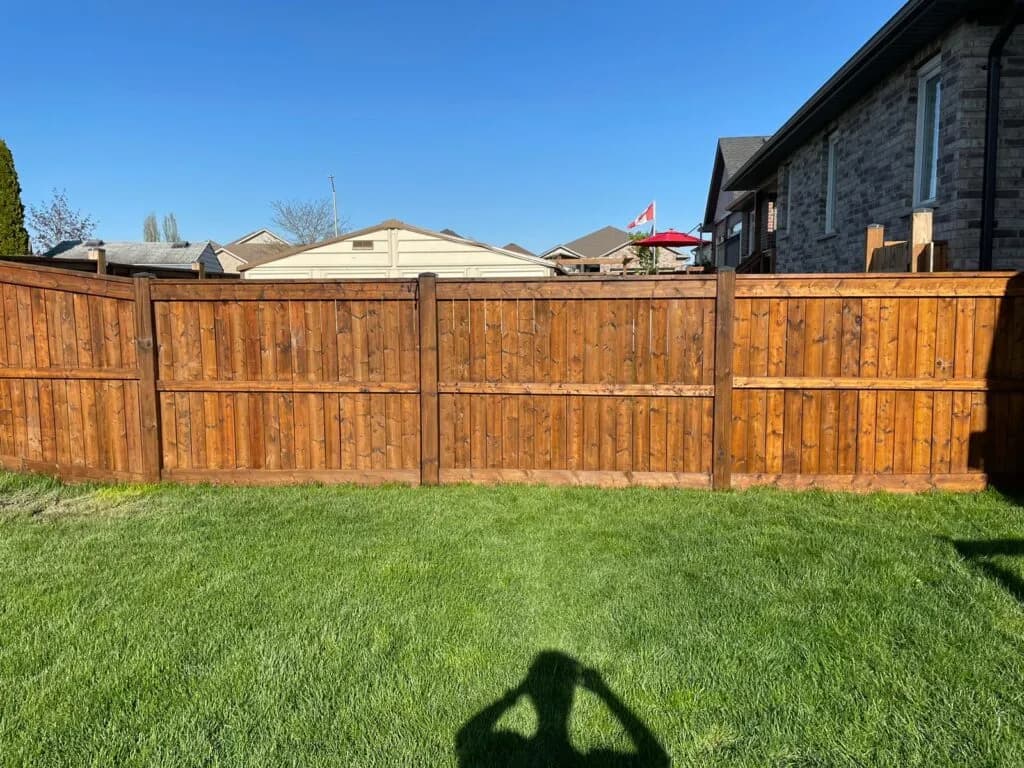 Fence Staining service by Toronto Deck Stainers — GTA